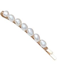 Kiri & Belle - Alyssa Freshwater Pearl Hair Slide - Lyst