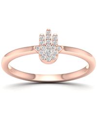 Artisan - Rose Diamond Hamsa Hand Ring - Lyst