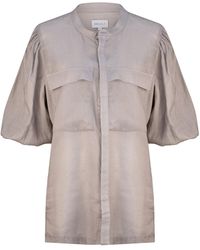 Dref - Neutrals Santorini Relaxed Shirt - Lyst