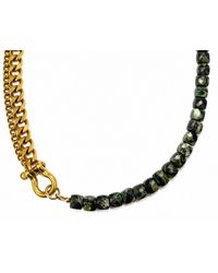 Rachel Nathan - Shackle Duo: Kambaba Jasper Necklace - Lyst