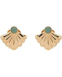 Emma Holland Jewellery - Fan & Aventurine Clip Earrings - Lyst