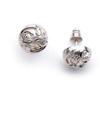 Kasun - Ivory Pearl Stud Earrings - Lyst