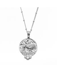 Aaria London - Clio Lion Necklace - Lyst