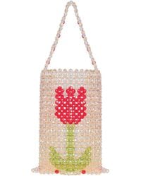 Tillie Beads - Champagne Bloom Tulip Bucket Bead Bag - Lyst