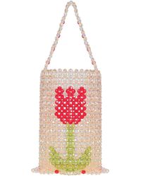 Tillie Beads - Champagne Bloom Tulip Bucket Bead Bag - Lyst