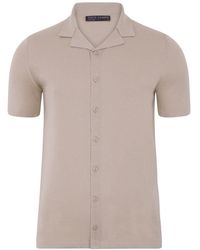 Paul James Knitwear - S Ultra Fine Cotton Cuban Collar Varadero Shirt - Lyst