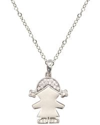 VicStoneNYC Fine Jewelry - Lovely Girl Pendant Necklace - Lyst