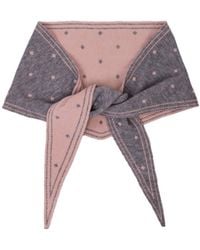 Saachi - Polka Dot Triangle Scarf - Lyst