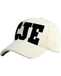 Chanel Joan Elkayam - Neutrals Off C J E Corduroy Textured Cap - Lyst