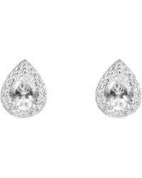 Arte Madrid - Gemma Pear-Shaped Stud Earrings - Lyst