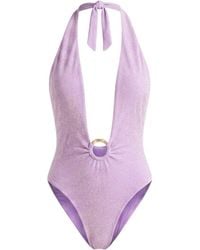 Veroni Swim - Aelia Lurex One Piece Swimsuit - Lyst
