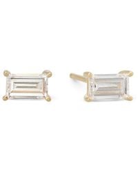 Dolcetto Designs - Lab Grown Diamond Baguette Studs - Lyst