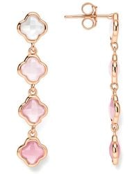Kylie Harper - Rose Ombre Clover Drop Earrings - Lyst