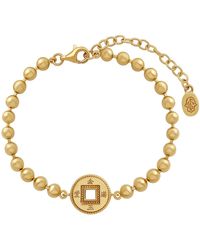 Karma and Luck - Radiant Fortune Lucky Coin Bracelet - Lyst