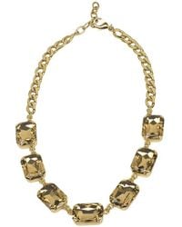 Addicted - Pax Necklace With Crystals - Lyst