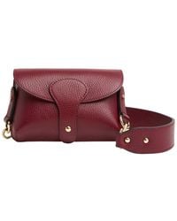 Betsy & Floss - Luca Small Crossbody Bag Burgundy - Lyst