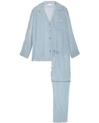 Manitu - Pleat Velvet Lounge Set - Lyst