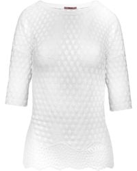 Oh!Zuza - Polka Dot Tee With Lace - Lyst