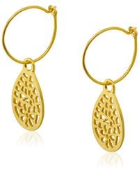 Preeti Sandhu - Lattice Drop Hoops - Lyst