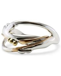 Isla Silver - Around The Riverbend Sterling Ring With Details - Lyst