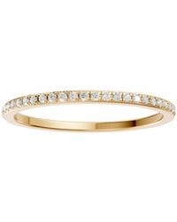 Aya Fine Jewelry - Minimalist Round Lab Diamond Eternity Band - Lyst