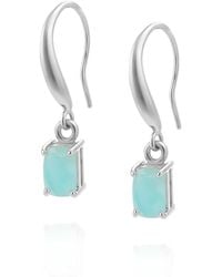 Nellou Jewellery - Amazonite Octavia Drop Earrings - Lyst