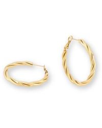 Divine Aria - The Twisted Hoops Lightweight And Tarnish Free - Lyst