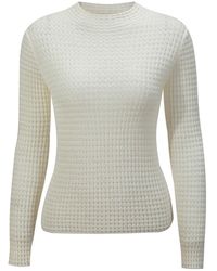 NUAJE NUAJE - Auden Merino Wool Mock Neck Top - Lyst