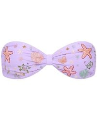Oceanus - Quinn Clasp Closure Bikini Top - Lyst