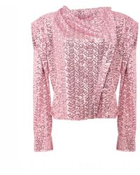 Madebyza - Blush Radiance Blouse - Lyst
