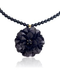 PINAR OZEVLAT - Floravelle Necklace Mid-Night - Lyst