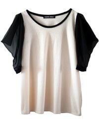 Laura Daili - Neutrals Dandelion Whisper Cotton & Silk Blouse - Lyst