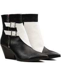 Rosamund Muir London - Beatrix & Lizard Print Ankle Boots - Lyst