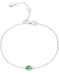 Auree - Hampton Emerald & Sterling Bracelet - Lyst