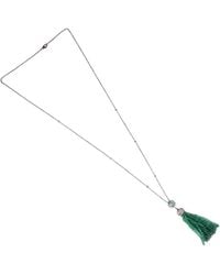 Artisan - 18K & Emerald & Diamond Tassel Necklace - Lyst