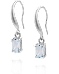 Nellou Jewellery - Topaz Octavia Drop Earrings - Lyst
