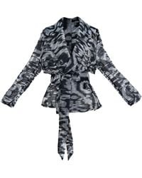 The Ethos Studio - Raya Cropped Trench - Lyst