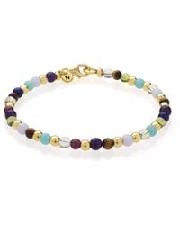 Nellou Jewellery - Multi Gemstone Bracelet Plated Sterling - Lyst
