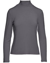 Conquista - Dark Long Sleeve Polo Neck Jumper - Lyst