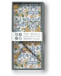 Lime Tree Design - Skinny Scarf Orchard Morris Collection - Lyst