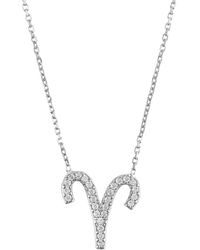 LÁTELITA London - Zodiac Star Sign Pendant Necklace Aries - Lyst