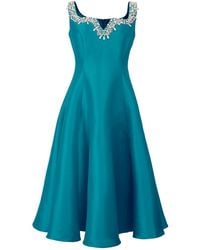 Smart and Joy - Embellished Sweetheart Taffeta Cocktail Dress - Lyst