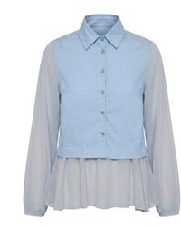 James Lakeland - Powder Contrast Hem Blouse - Lyst