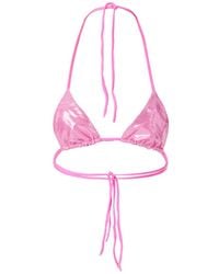 Siren Swimwear - Rose Siren Ibiza Reversible Top - Lyst