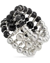 Pas De Marque - Sterling Spinel Beaded Ring La Bague Duo - Lyst