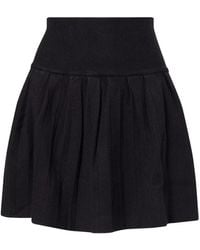 Amy Lynn - Clemmie Knit Pleated Mini Skirt - Lyst