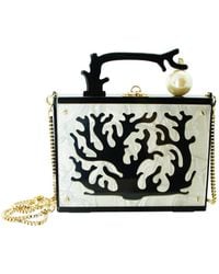 Gissa Bicalho - Acrylic Handmade Clutch Coral Twigs - Lyst