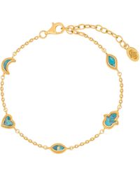 Karma and Luck - Abundant Clarity Multi-Symbol Bracelet - Lyst