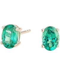 Juvetti - Ovo Earrings Set With Paraiba Sapphire - Lyst