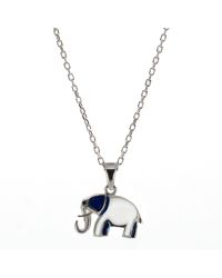 Ebru Jewelry - Sterling Elephant Necklace - Lyst